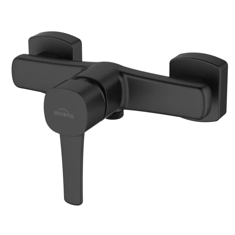 Invena Bateria natryskowa Glamour czarna BN-02-004-V