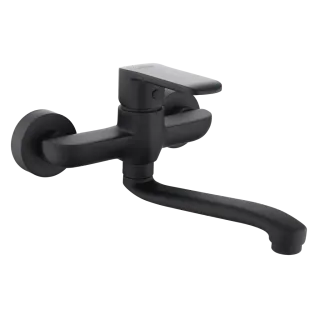 Invena Bateria zlewozmywakowa Siros czarna BC-90-004-A