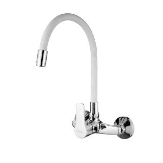 Invena Bateria zlewozmywakowa Verso biała BC-82-E2S-L