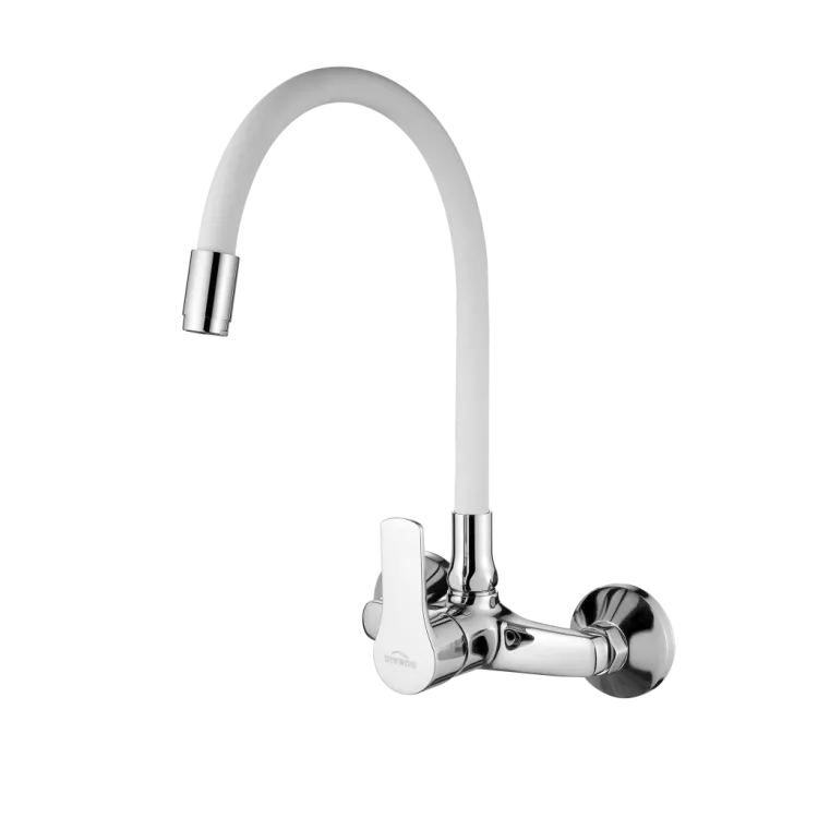 Invena Bateria zlewozmywakowa Verso biała BC-82-E2S-L