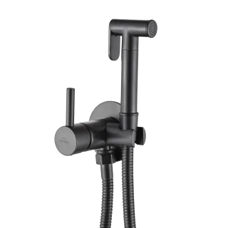 Invena Podtynkowa bateria bidetowa czarny BP-00-B04-L