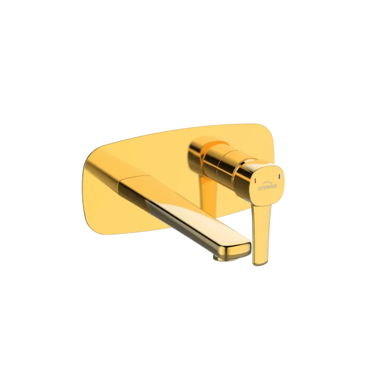 Invena Podtynkowa bateria umywalkowa Glamour złota BP-02-U09-V