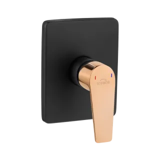 Invena Bateria podtynkowa 1-funkcyjna Midnight BP-35-001-V