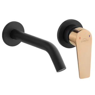 Invena Podtynkowa bateria umywalkowa Midnight BP-35-U14-V