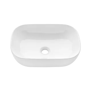 Invena Umywalka nablatowa VITORIA biały CE-48-001-W