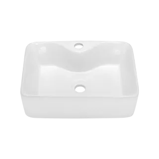 Invena Umywalka nablatowa PATRAS biały CE-46-001-W