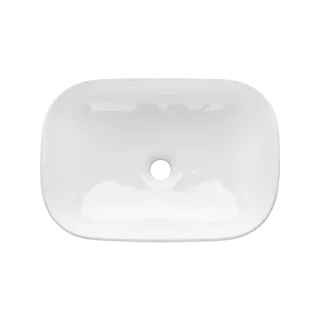 Invena Umywalka nablatowa VITORIA biały CE-48-001-W