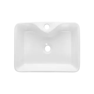 Invena Umywalka nablatowa PATRAS biały CE-46-001-W
