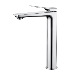 Invena Wysoka bateria umywalkowa NERI chrom BU-01-W01-L