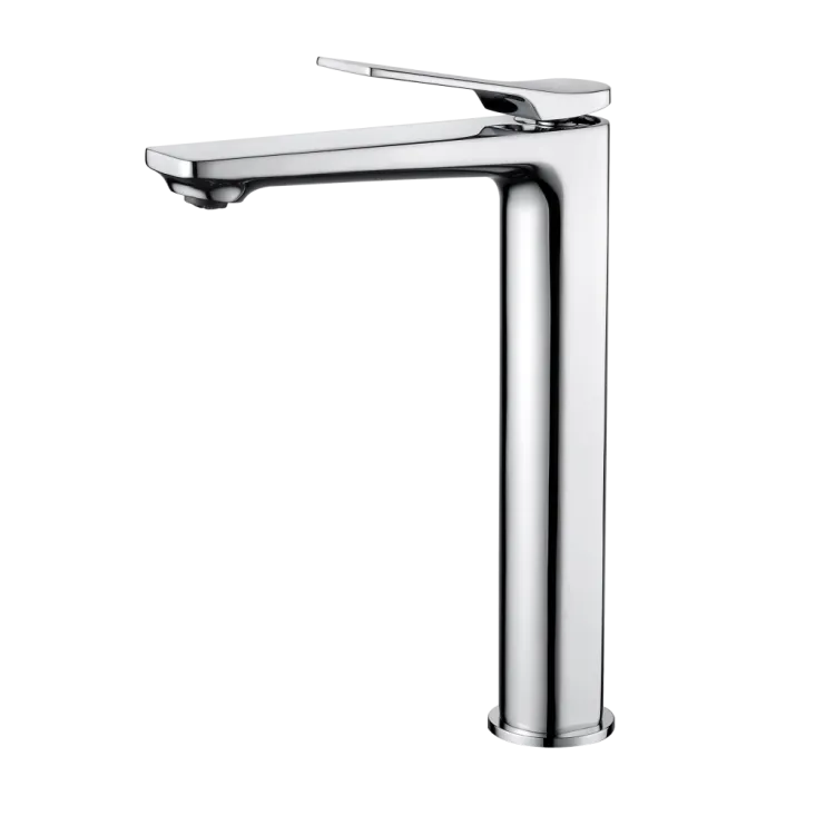 Invena Wysoka bateria umywalkowa NERI chrom BU-01-W01-L Invena Wysoka bateria umywalkowa NERI chrom BU-01-W01-L