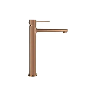 Invena Wysoka bateria umywalkowa Glamour miedź BU-02-W14-V