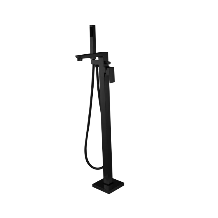 Invena Wolnostojąca bateria wannowa PAROS czarny BW-09-W04-A Invena Wolnostojąca bateria wannowa PAROS czarny BW-09-W04-A
