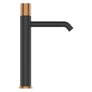 Invena Bateria umywalkowa wysoka Moonlight czarny/rose gold BU-77-W14-V