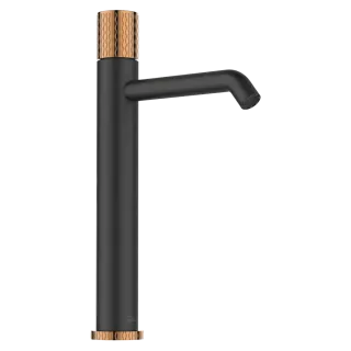 Invena Bateria umywalkowa wysoka Moonlight czarny/rose gold BU-77-W14-V