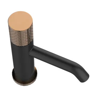 Invena Bateria umywalkowa Moonlight czarny/rose gold BU-77-014-V