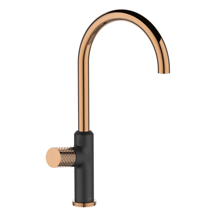 Invena Bateria zlewozmywakowa Moonlight czarny/rose gold BZ-77-014-V