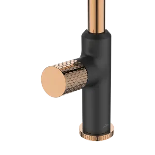 Invena Bateria zlewozmywakowa Moonlight czarny/rose gold BZ-77-014-V