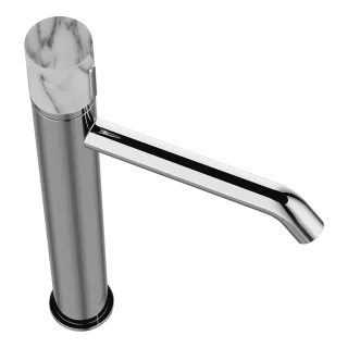 Invena Bateria umywalkowa wysoka Gabro Plus chrom BU-3P-W01-V