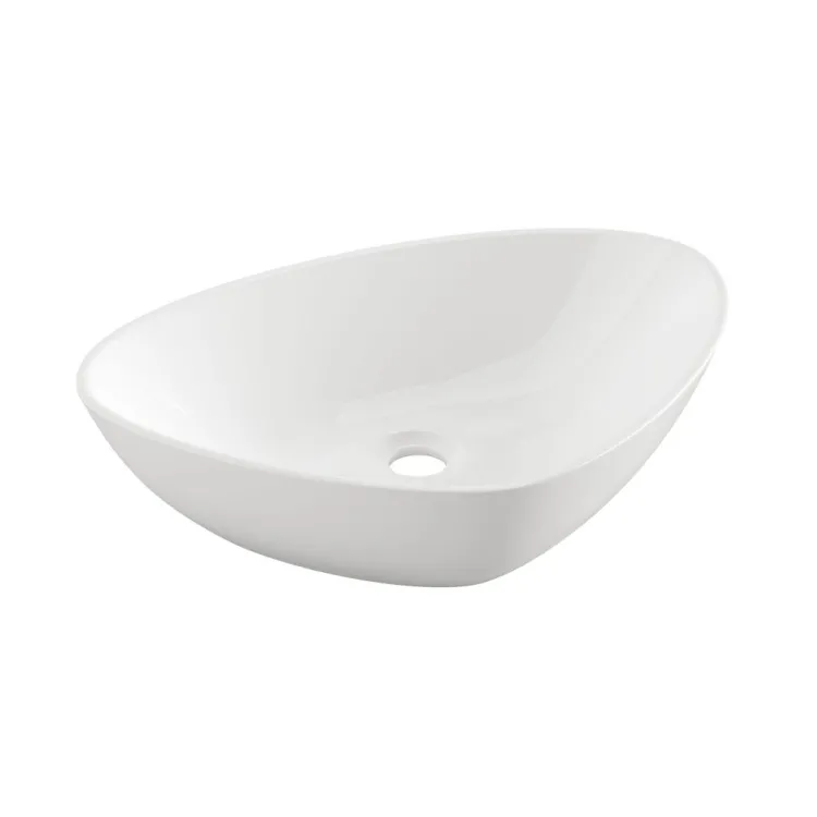Invena Umywalka nablatowa TRIGONO biały CE-58-001-W Invena Umywalka nablatowa TRIGONO biały CE-58-001-W