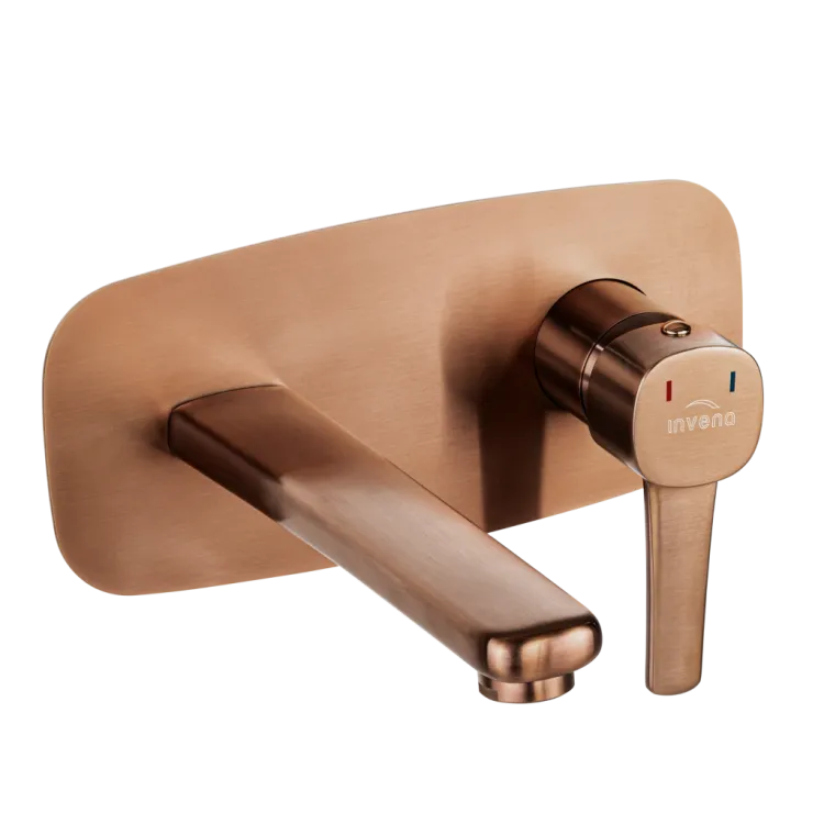 Invena Podtynkowa bateria umywalkowa Glamour miedź BP-02-U14-V