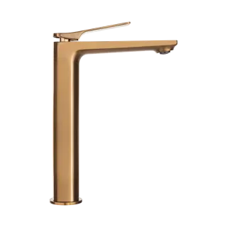 Invena Bateria umywalkowa wysoka Neri Plus miedź BU-P1-W14-L