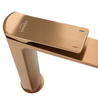 Invena Bateria umywalkowa wysoka Neri Plus miedź BU-P1-W14-L