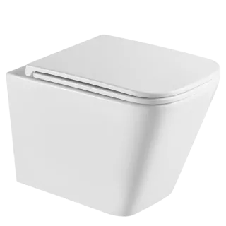 Invena Podwieszana miska WC Florina z systemem cichego...