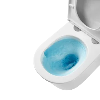 Invena Podwieszana miska WC Limnos z systemem cichego spłukiwania (QFS) i deską wolnoopadającą CE-93-001-L