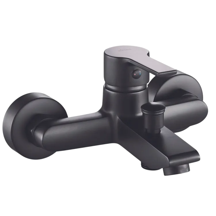 Invena Bateria wannowa Bralos czarny BW-07-004-A