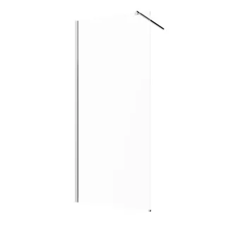 Invena Kabina walk-in szkło transparentne profil chrom...