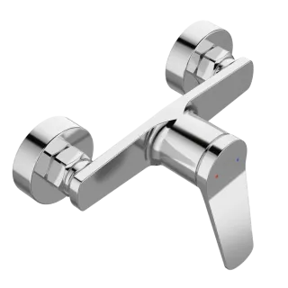 Invena Bateria natryskowa Alonia chrom BN-70-001-V