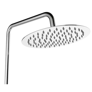 Invena Deszczownia z baterią natryskową Alonia chrom AU-70-D01-V