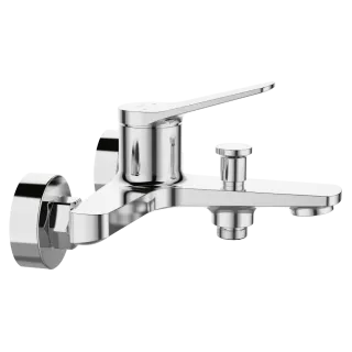 Invena Bateria wannowa Alonia chrom BW-70-001-V