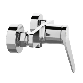 Invena Bateria natryskowa Alonia chrom BN-70-001-V