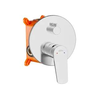 Invena Zestaw podtynkowy z 2-funkcyjną baterią Alonia chrom BS-70-001-V