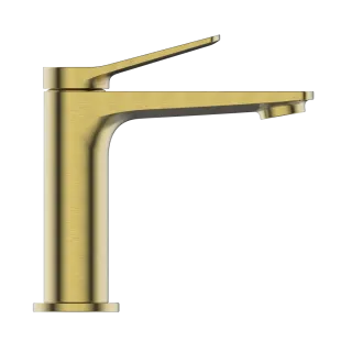 Invena Bateria umywalkowa Alonia złoto szczotkowane BU-70-009-V