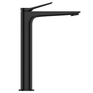 Invena Bateria umywalkowa wysoka Alonia czarny połysk BU-70-W04-V