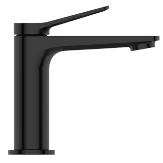 Invena Bateria umywalkowa Alonia czarny połysk BU-70-004-V