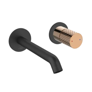 Invena Umywalkowa bateria podtynkowa Moonlight czarny/rose gold BP-77-U14-V