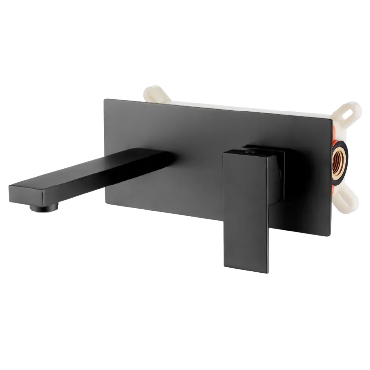 Invena Umywalkowa bateria podtynkowa Paros czarna BP-09-U04-L Invena Umywalkowa bateria podtynkowa Paros czarna BP-09-U04-L