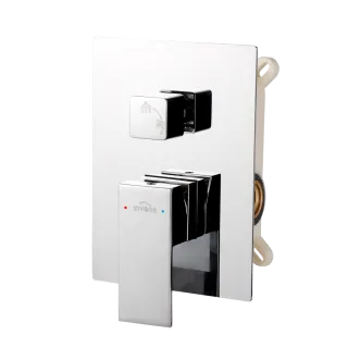 Invena Zestaw podtynkowy z 2-funkcyjną baterią podtynkową Paros chrom BS-09-001-L