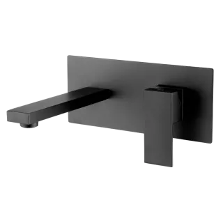Invena Umywalkowa bateria podtynkowa Paros czarna BP-09-U04-L