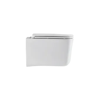 Invena Podwieszania miska WC Malaga z systemem cichego spłukiwania (QFS) i deską wolnoopadającą CE-96-001-L