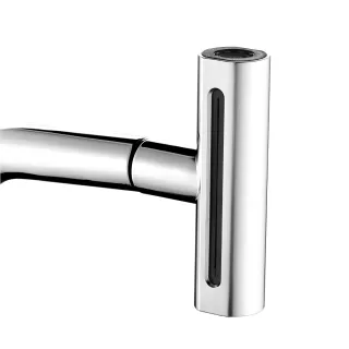 Invena Bateria zlewozmywakowa z 4-funkcyjną, wyciąganą wylewką Nelia, chrom BZ-34-001-A