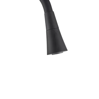 Invena Bateria zlewozmywakowa z 2-funkcyjną, elastyczną wylewką Gabi, inox / czarny BZ-87-043-L