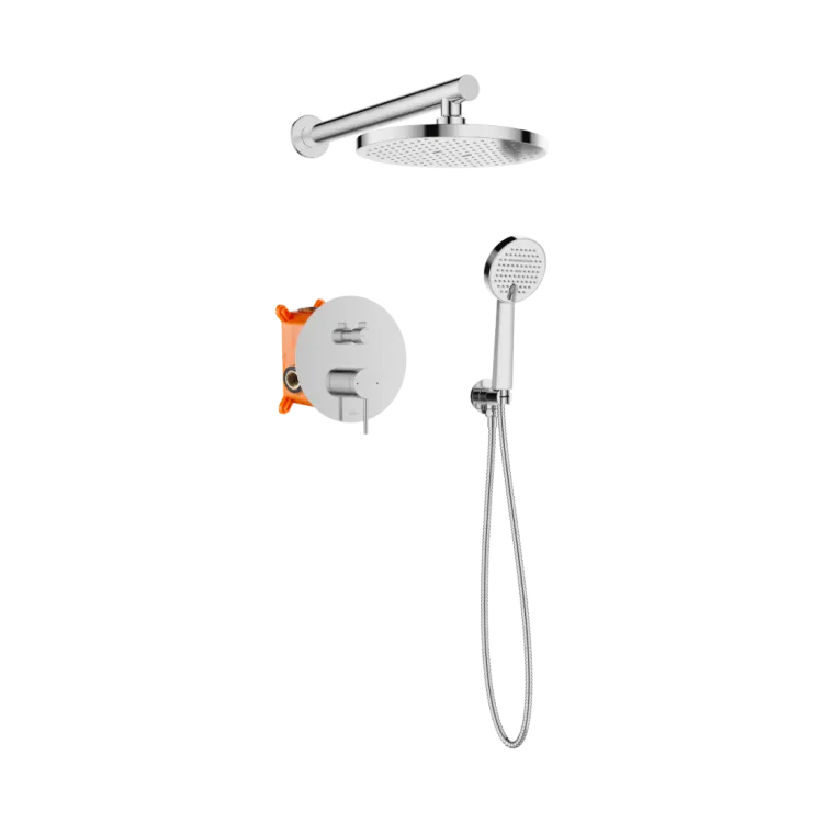 Invena Zestaw podtynkowy z 2-funkcyjną baterią podtynkową Kalitea chrom BS-72-001-V
