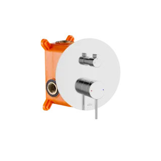 Invena Zestaw podtynkowy z 2-funkcyjną baterią podtynkową Kalitea chrom BS-72-001-V