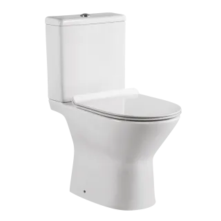 Invena Kompakt WC Lumin z miską bezkołnierzową i deską...