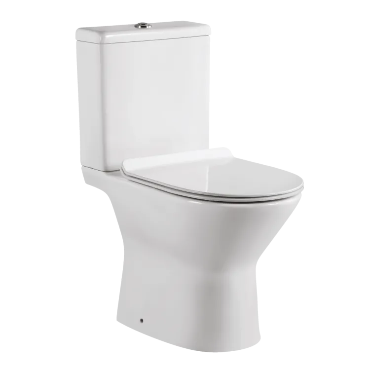Invena Kompakt WC Lumin z miską bezkołnierzową i deską wolnoopadającą CE-88-001-W Invena Kompakt WC Lumin z miską bezkołnierzową i deską wolnoopadającą CE-88-001-W