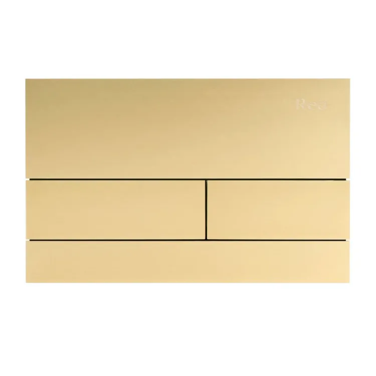 Rea PRZYCISK DO STELAŻA PODTYNKOWEG T STEEL BRUSH GOLD REA-E0055